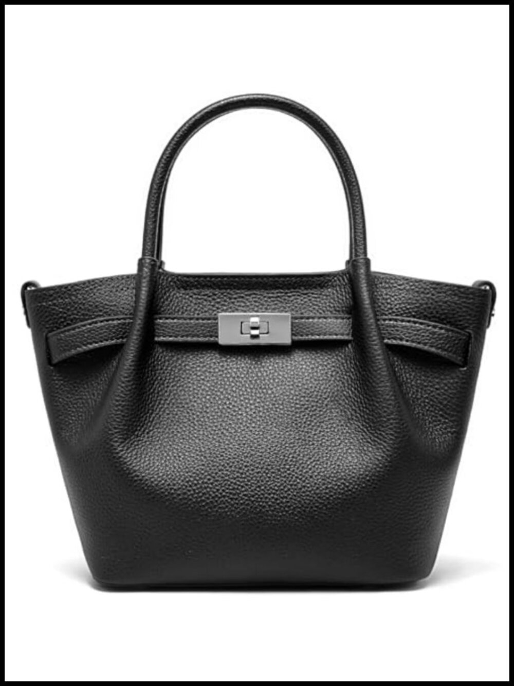 Genuine Leather Bucket Bag Crossbody Tote Satchel Handbag Purse